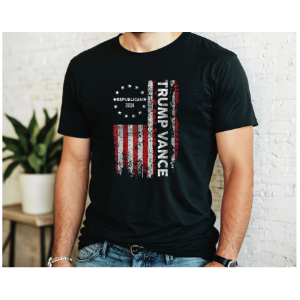 Trump Vance Flag Tee