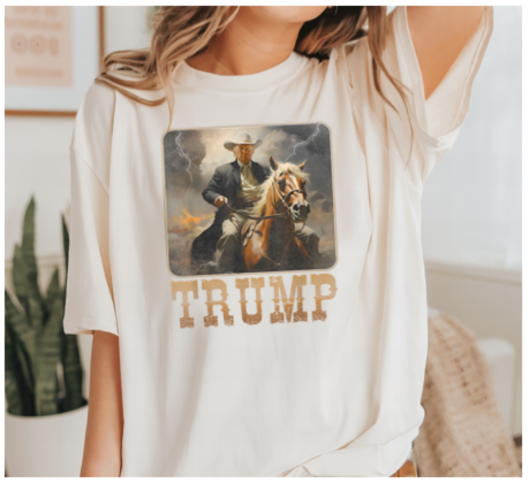 Trump Riding Horse Tee