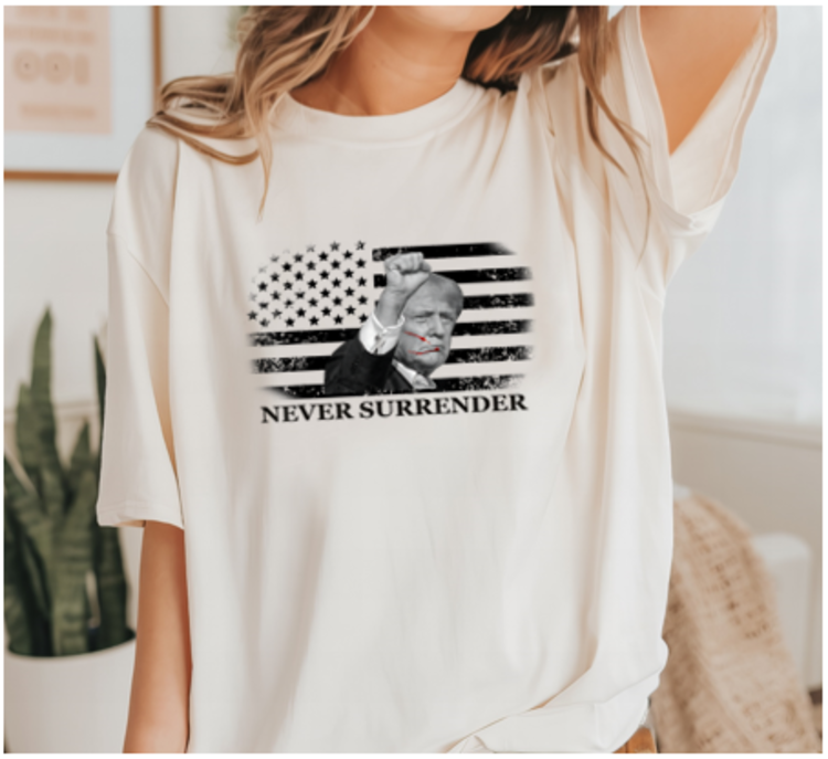 Never Surrender Trump Tee