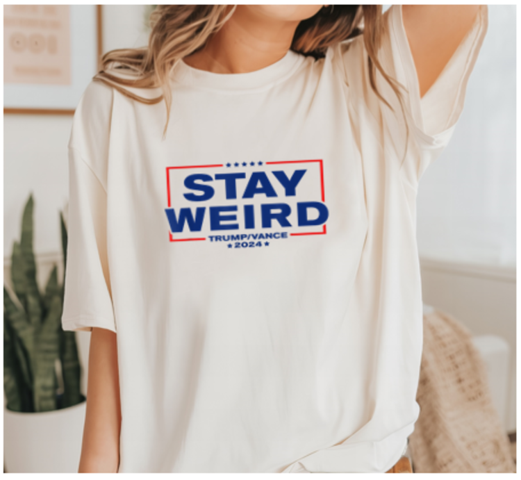 Stay Weird Trump Vance 2024 Tee