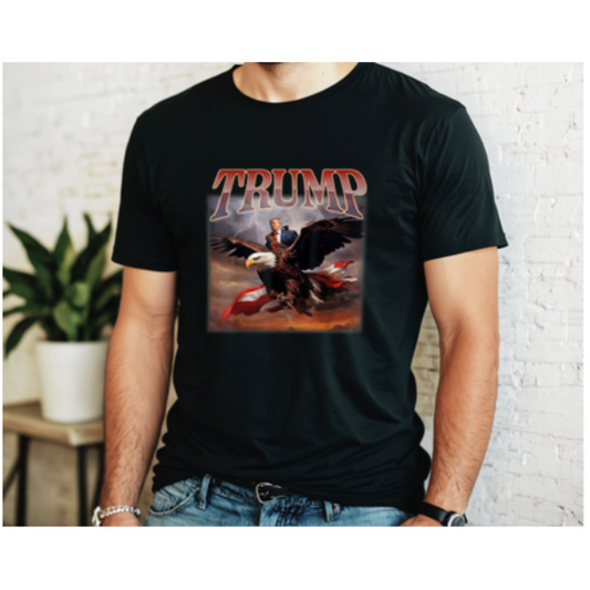 Trump Riding an  Eagle Tee